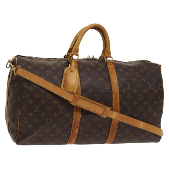 LOUIS VUITTON Monogram Keepall Bandouliere 50 Boston Bag M41416 - Picture 1 of 16